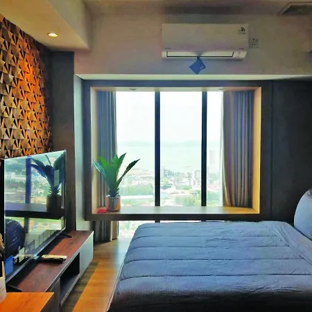 Newly Renovated 55Th Floor Seaview Unit Pollux Batam Apartment Exterior photo