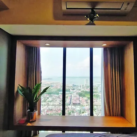 Newly Renovated 55Th Floor Seaview Unit Pollux Batam Apartment Exterior photo